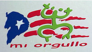  Puerto Rico Coqui , Mi Orgullo, Boricua Flag Sticker at elColmadito.com